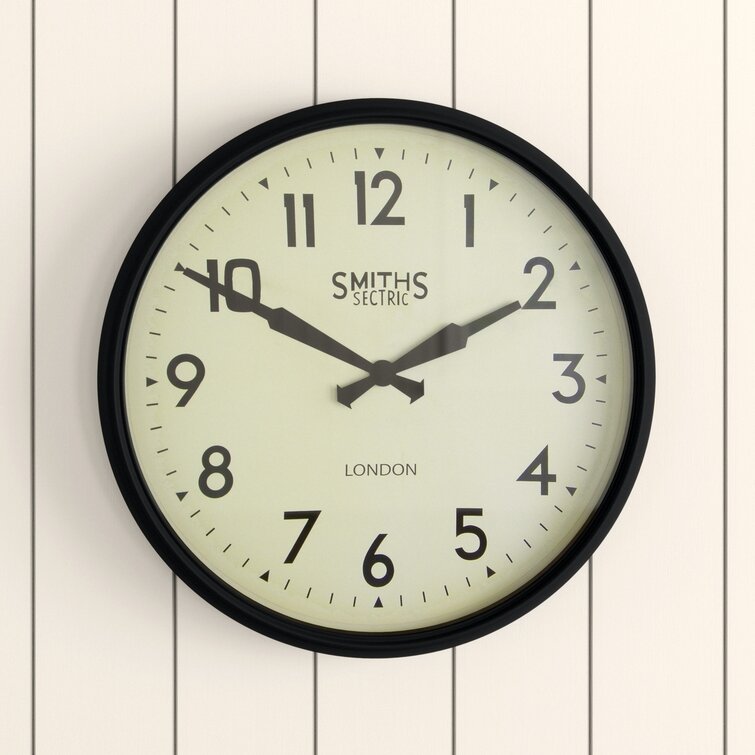 Roger Lascelles Clocks Smiths Metal Wall Clock And Reviews Uk